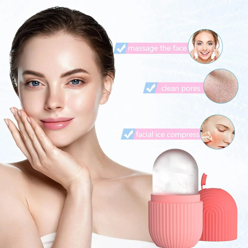 Facial Glow Silicon Ice Roller