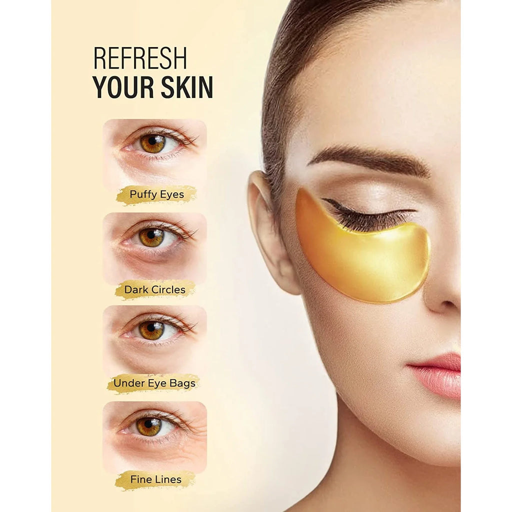 24K Gold Hydra_Lift Eye Mask Patches (20 Pairs)