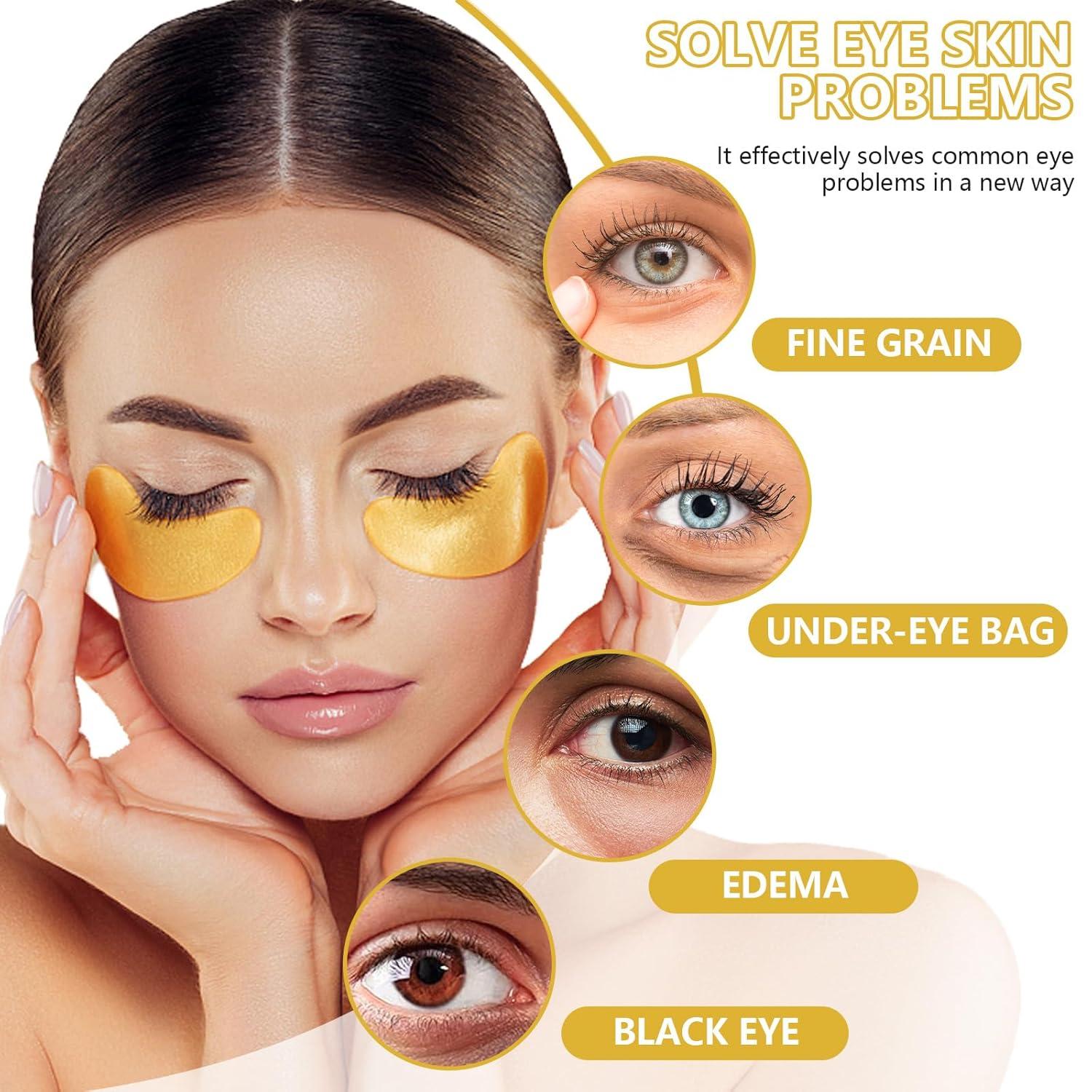 24K Gold Hydra_Lift Eye Mask Patches (20 Pairs)