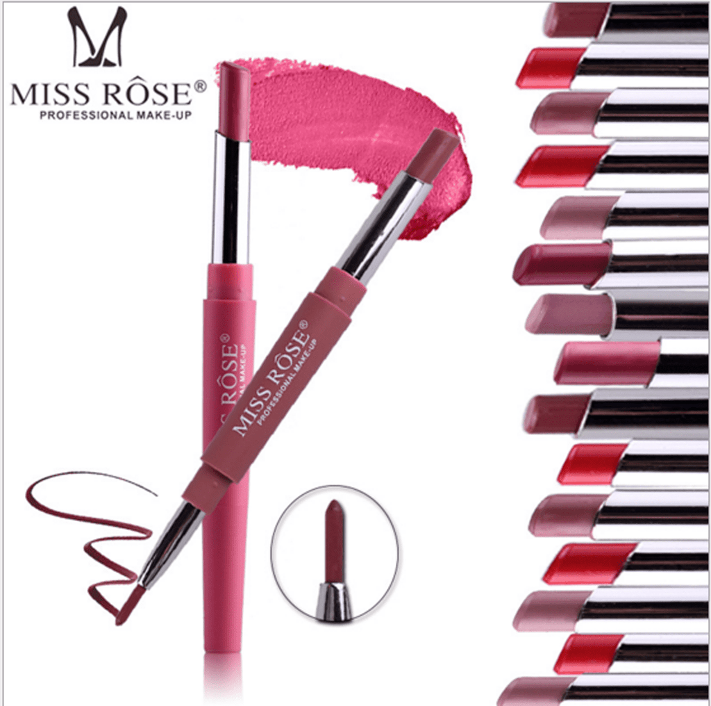 Miss Rose High Pigmented 2-in-1 Lipstick Plus Lipliner