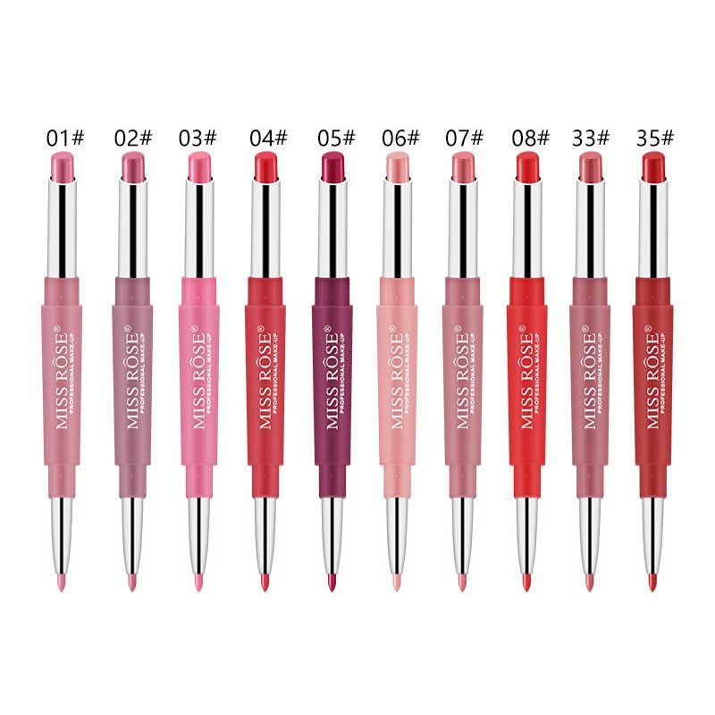 Miss Rose High Pigmented 2-in-1 Lipstick Plus Lipliner