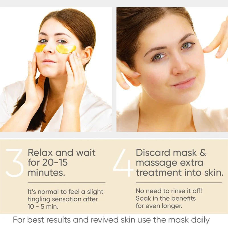 24K Gold Hydra_Lift Eye Mask Patches (20 Pairs)