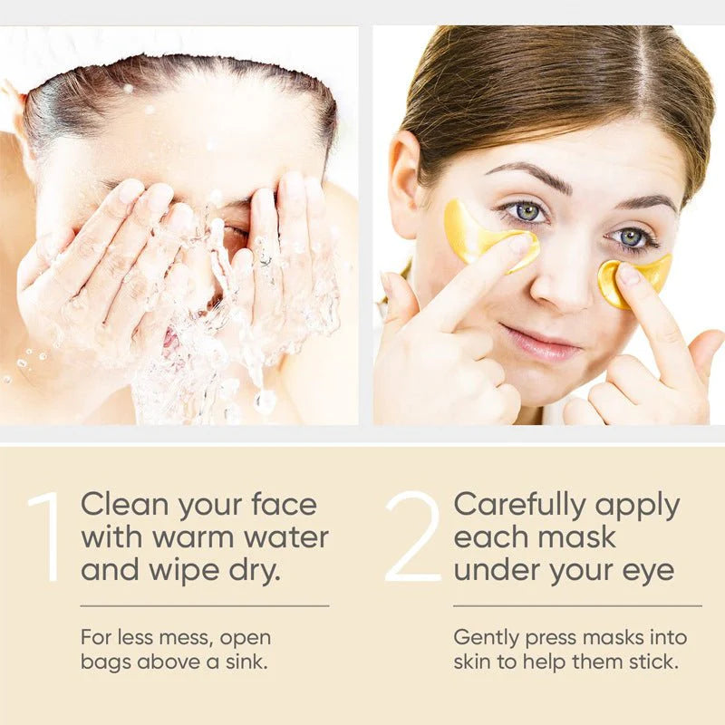 24K Gold Hydra_Lift Eye Mask Patches (20 Pairs)