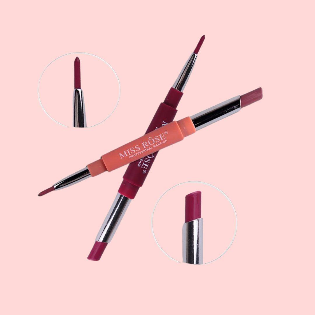 Miss Rose High Pigmented 2-in-1 Lipstick Plus Lipliner