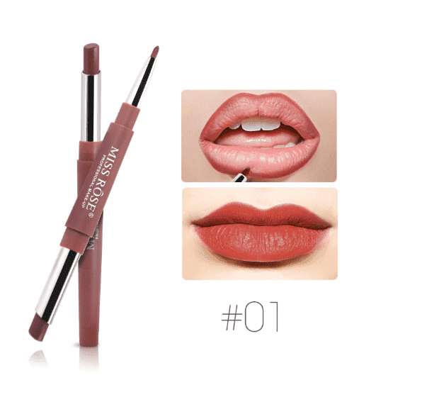 Miss Rose High Pigmented 2-in-1 Lipstick Plus Lipliner